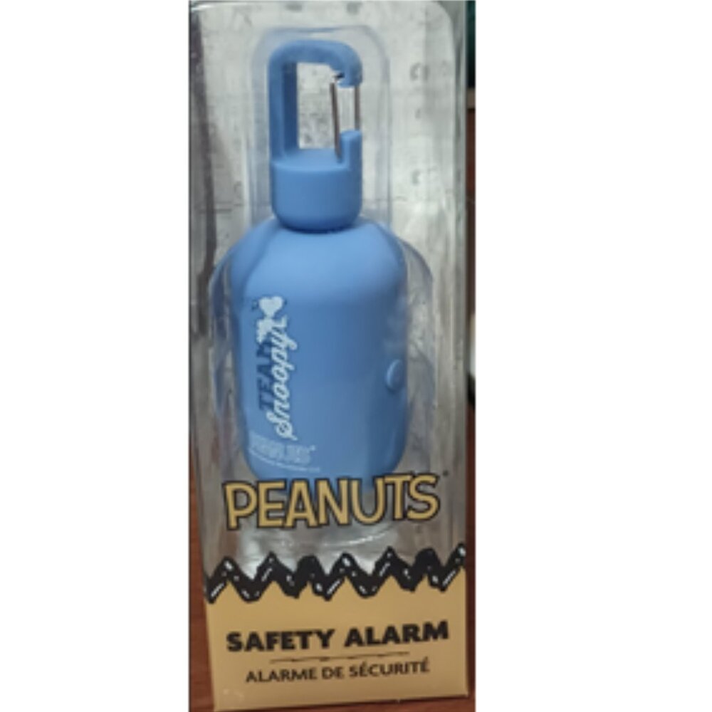 NIP~ Peanuts Snoopy Safety Alarm/Carabiner/Strobe Light High Pitched Alarm
